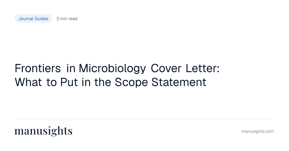 Frontiers in Microbiology Cover Letter