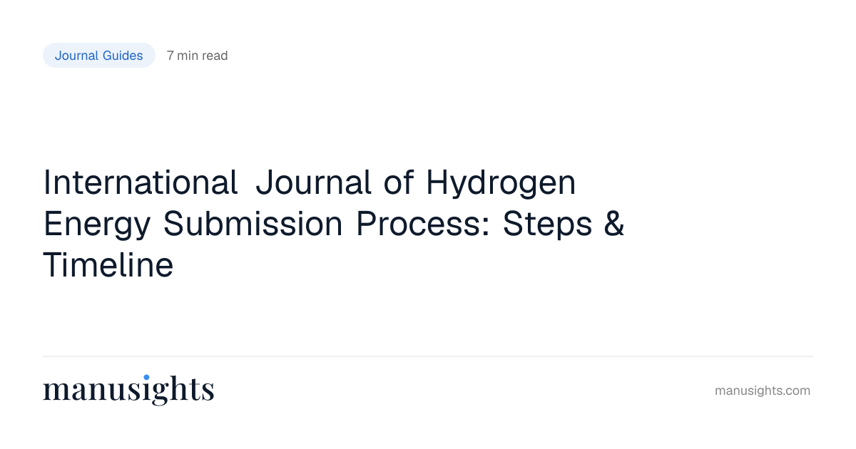 Guide to IJHE Submission Process (2026)