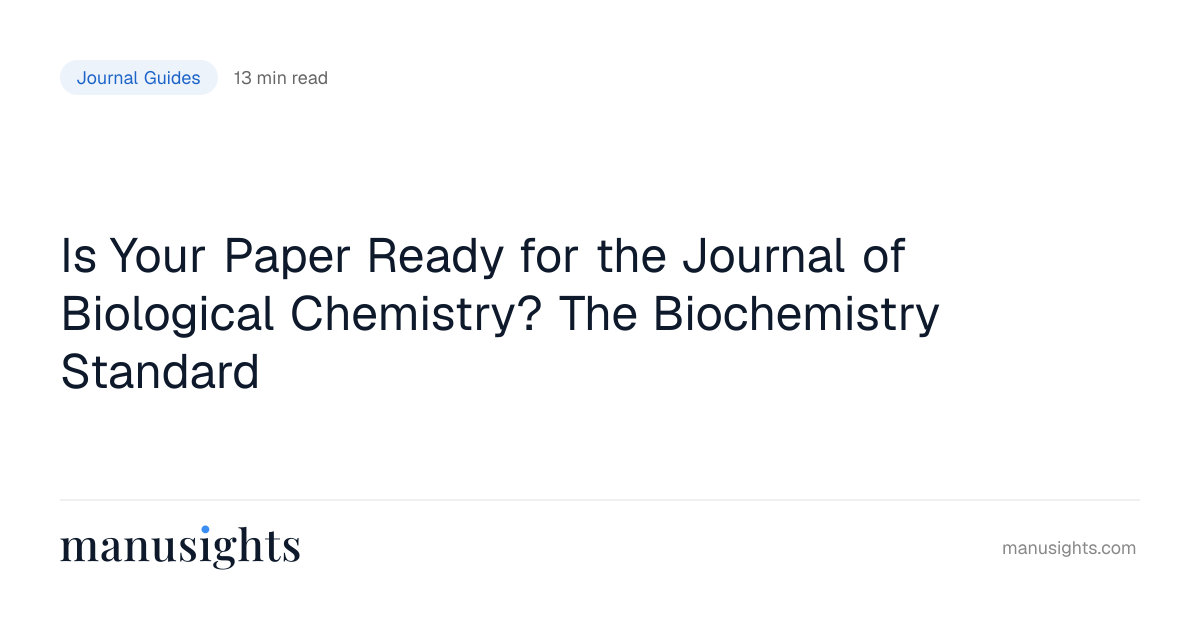 Is My Paper Ready for JBC? Honest Guide (2026)