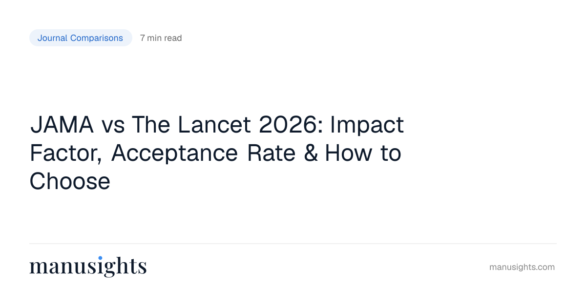 JAMA vs The Lancet: Comparison (2026)